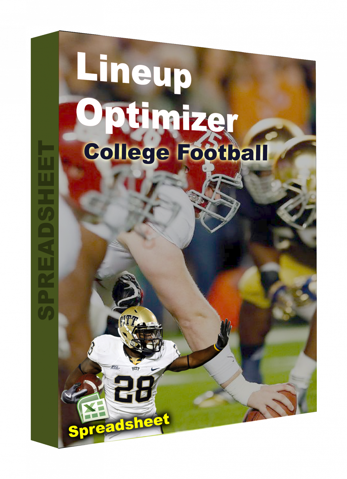 College Football Single Game Spreadsheet Lineup Optimizer 