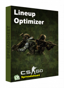 CS GO spreadsheet lineup optimizer
