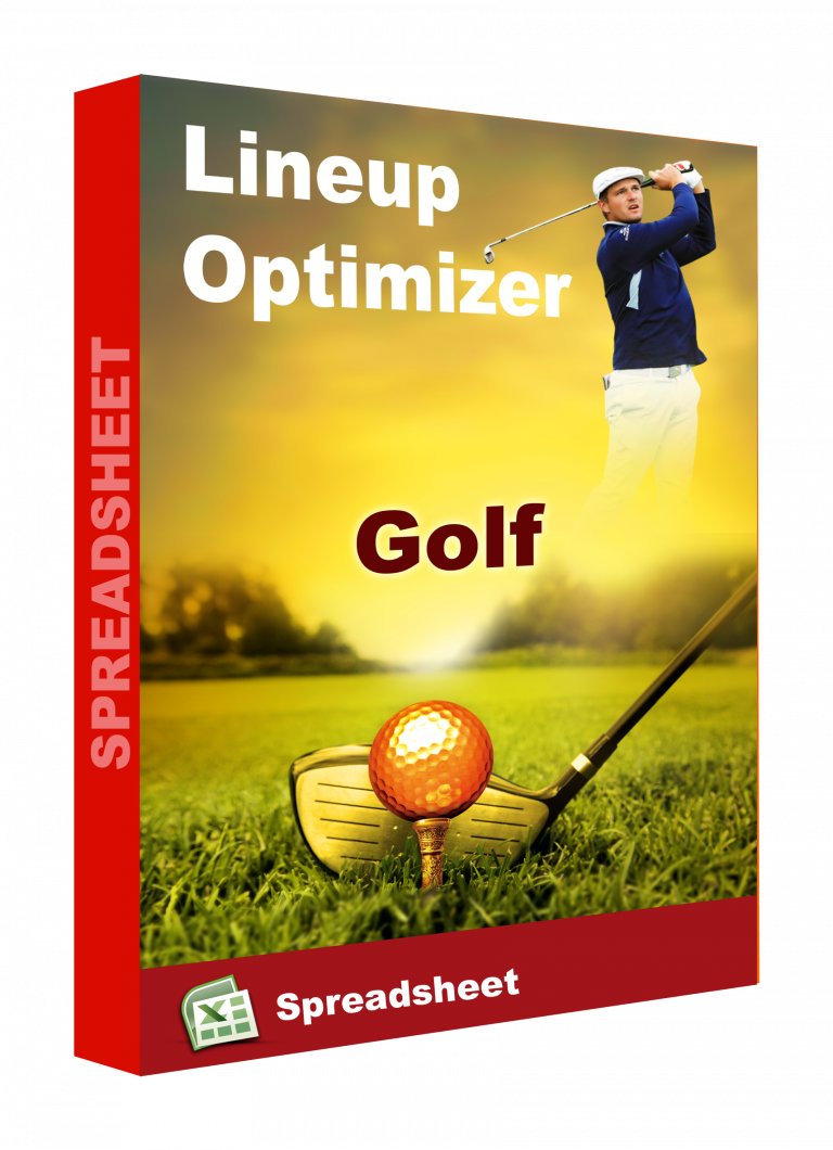 golf spreadsheet lineup optimizer